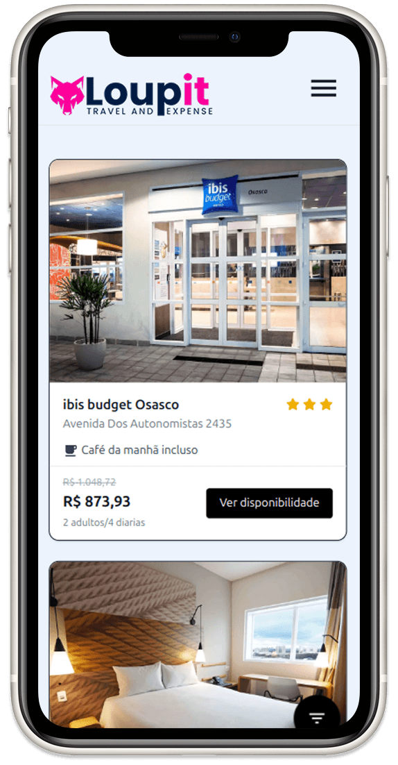 Plataforma Loupit no mobile